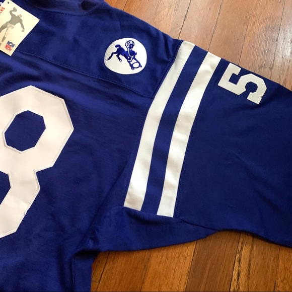 NWT VINTAGE STALL & DEAN BALTIMORE COLTS JERSEY - Picture 4 of 7